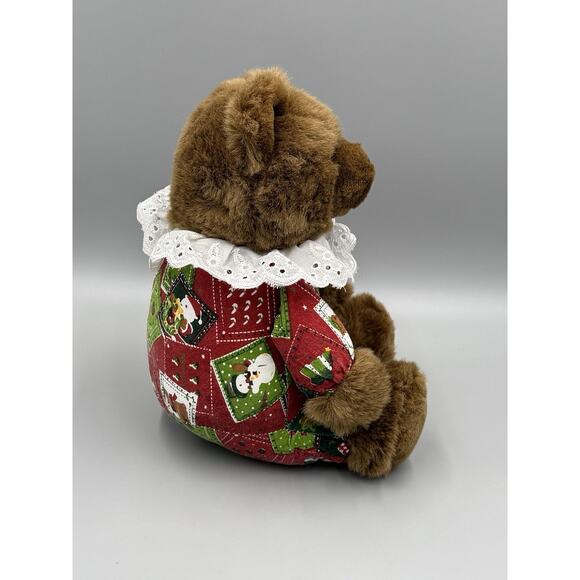 Royal Plush Toys Christmas Brown Teddy Bear 12” Stuffed Animal Holiday - Picture 6 of 8